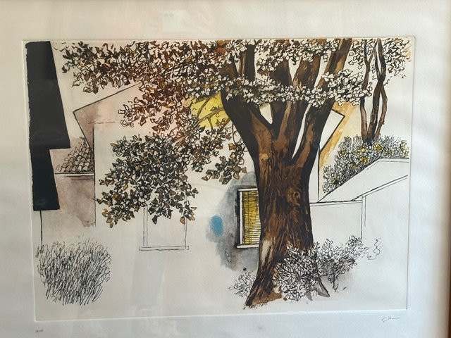 Guttuso, 1912-1987, "the Tree In The Garden."-photo-1