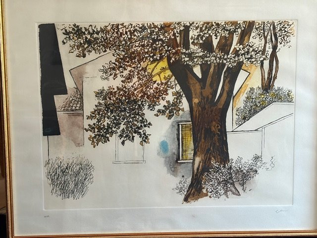 Guttuso, 1912-1987, "the Tree In The Garden."-photo-4