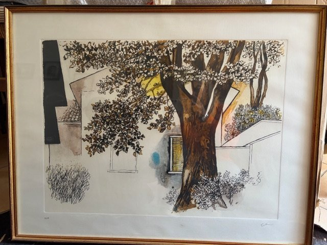 Guttuso, 1912-1987, "the Tree In The Garden."-photo-7