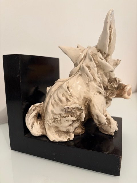 Ceramic Sculpture, Scottish Terrier, Bookend, Guido Cacciapuoti-photo-5