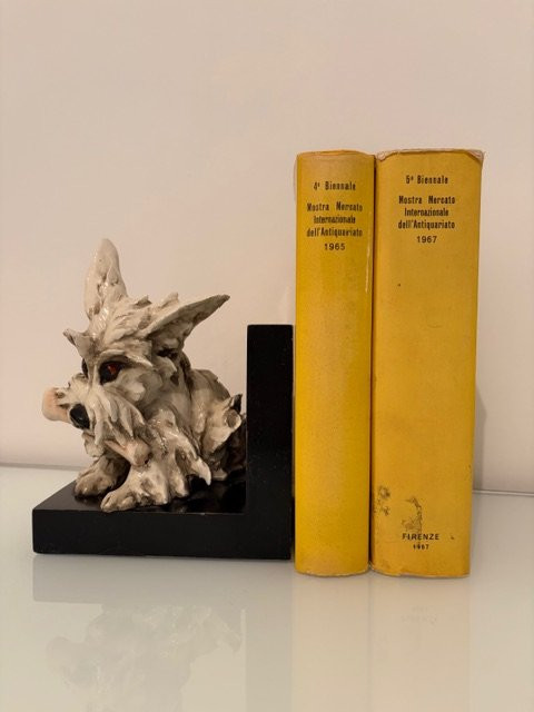 Ceramic Sculpture, Scottish Terrier, Bookend, Guido Cacciapuoti-photo-7