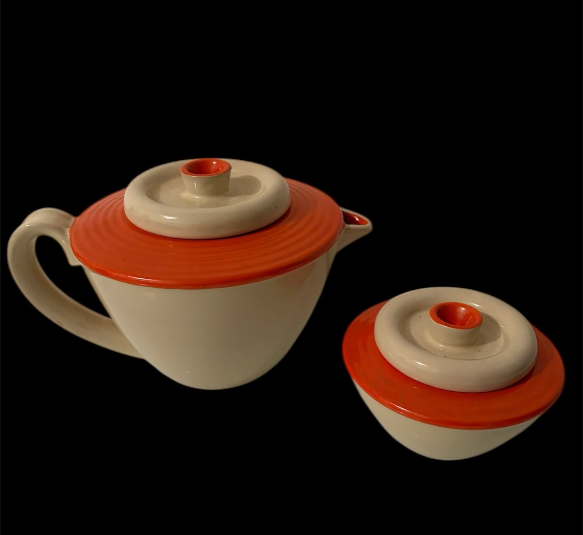 Service à thé Rometti Umbertide , années 1940-photo-1