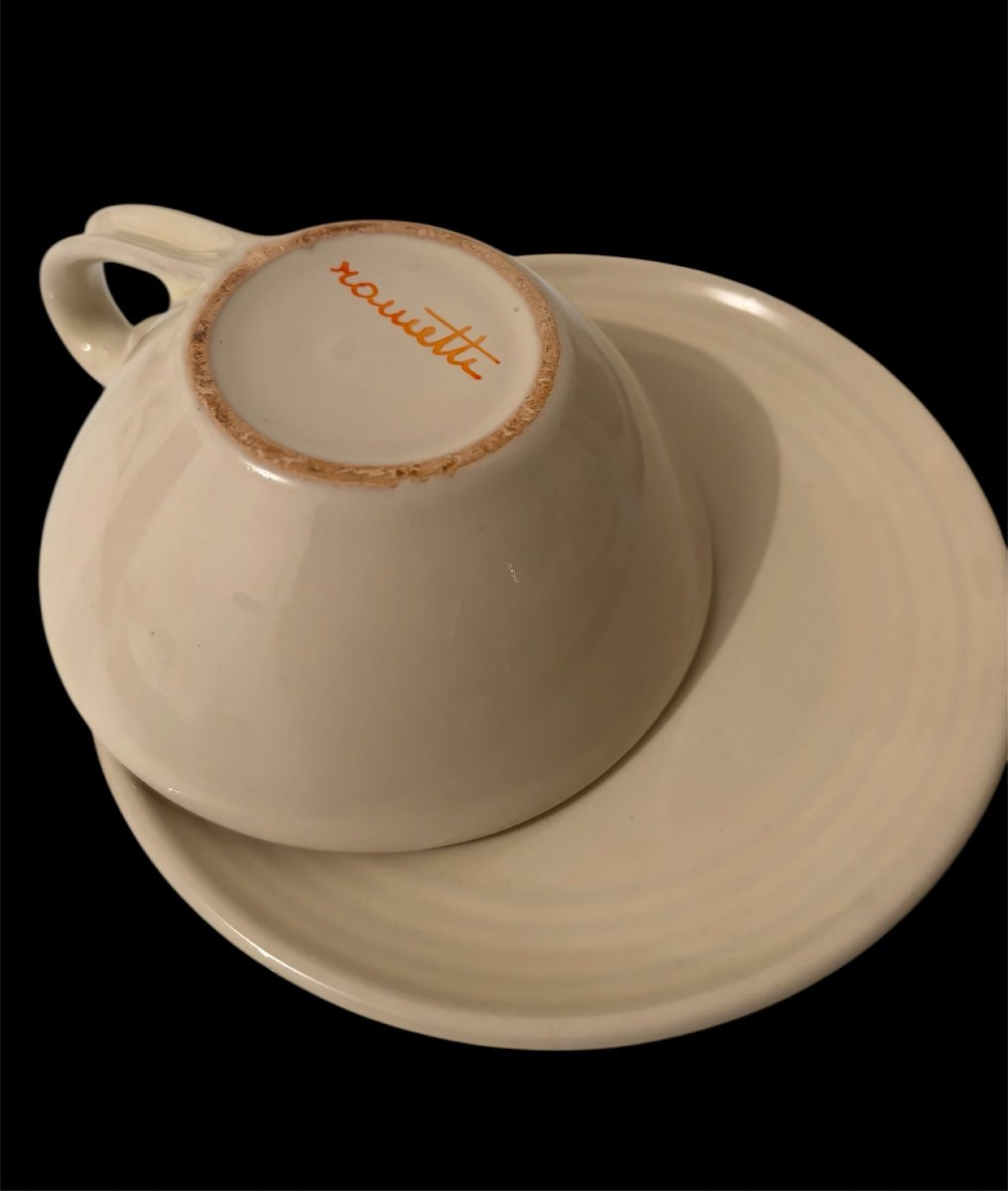 Service à thé Rometti Umbertide , années 1940-photo-2