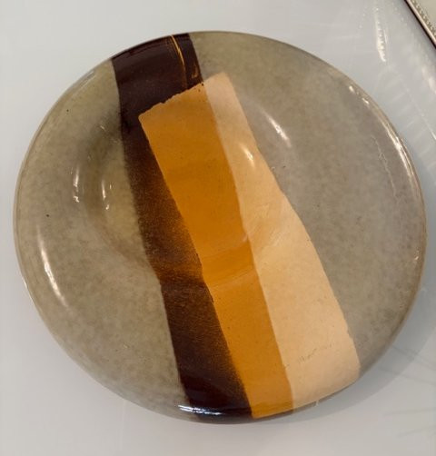 Assiette en céramique, Giancarlo Piani, Faenza, années 1970-photo-4