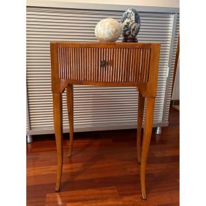 Walnut Cabinet With One Drawer, Italy, 1930s–1940s