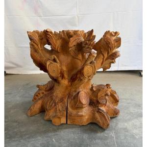 Sculpture en bois sculptée à la main