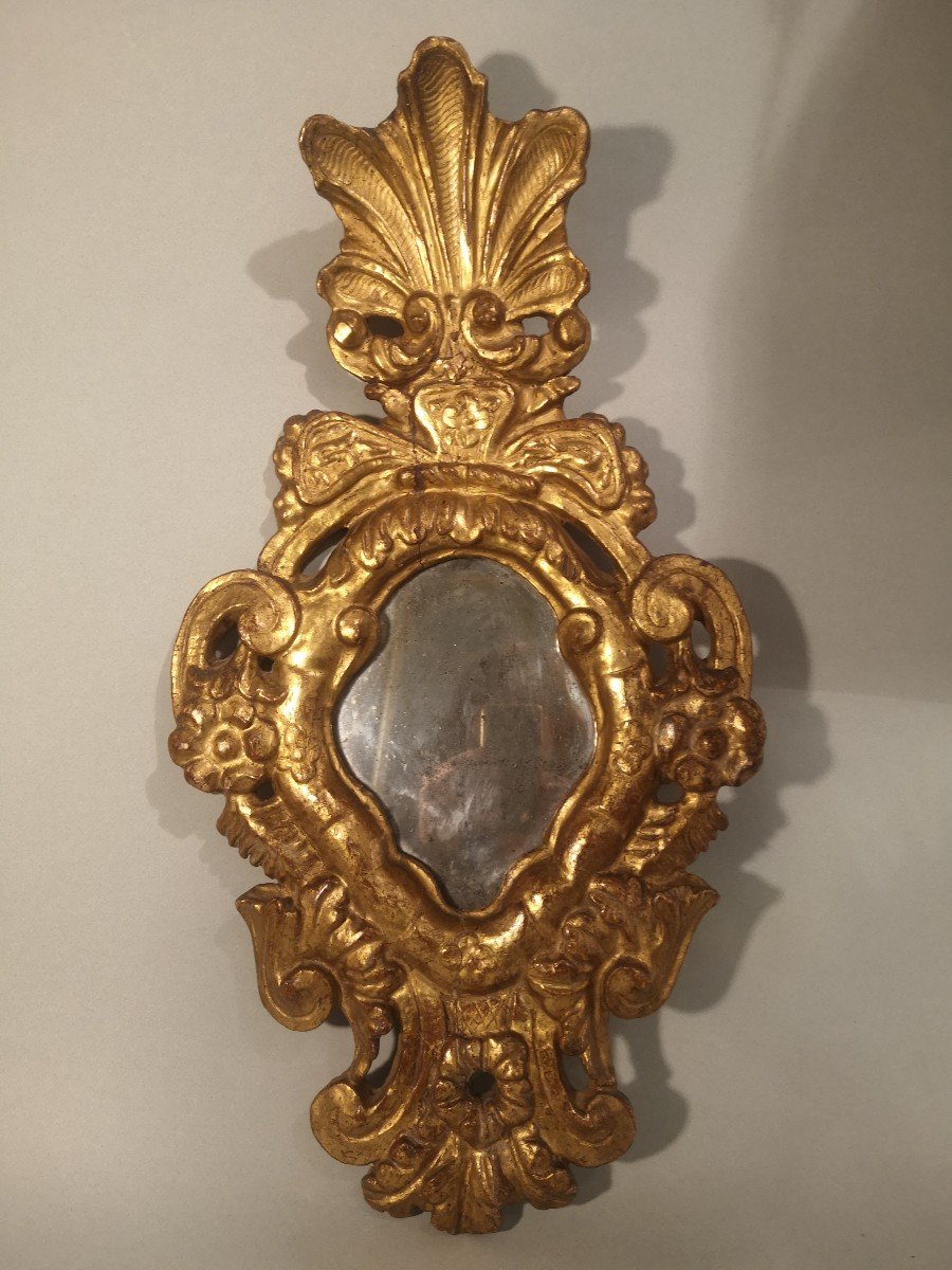 Miroir Bois Doré époque 18ème 