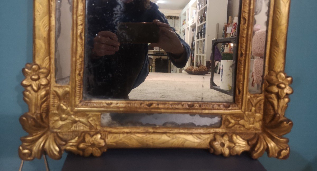 Louis XV Provençal Mirror 18th Century-photo-1