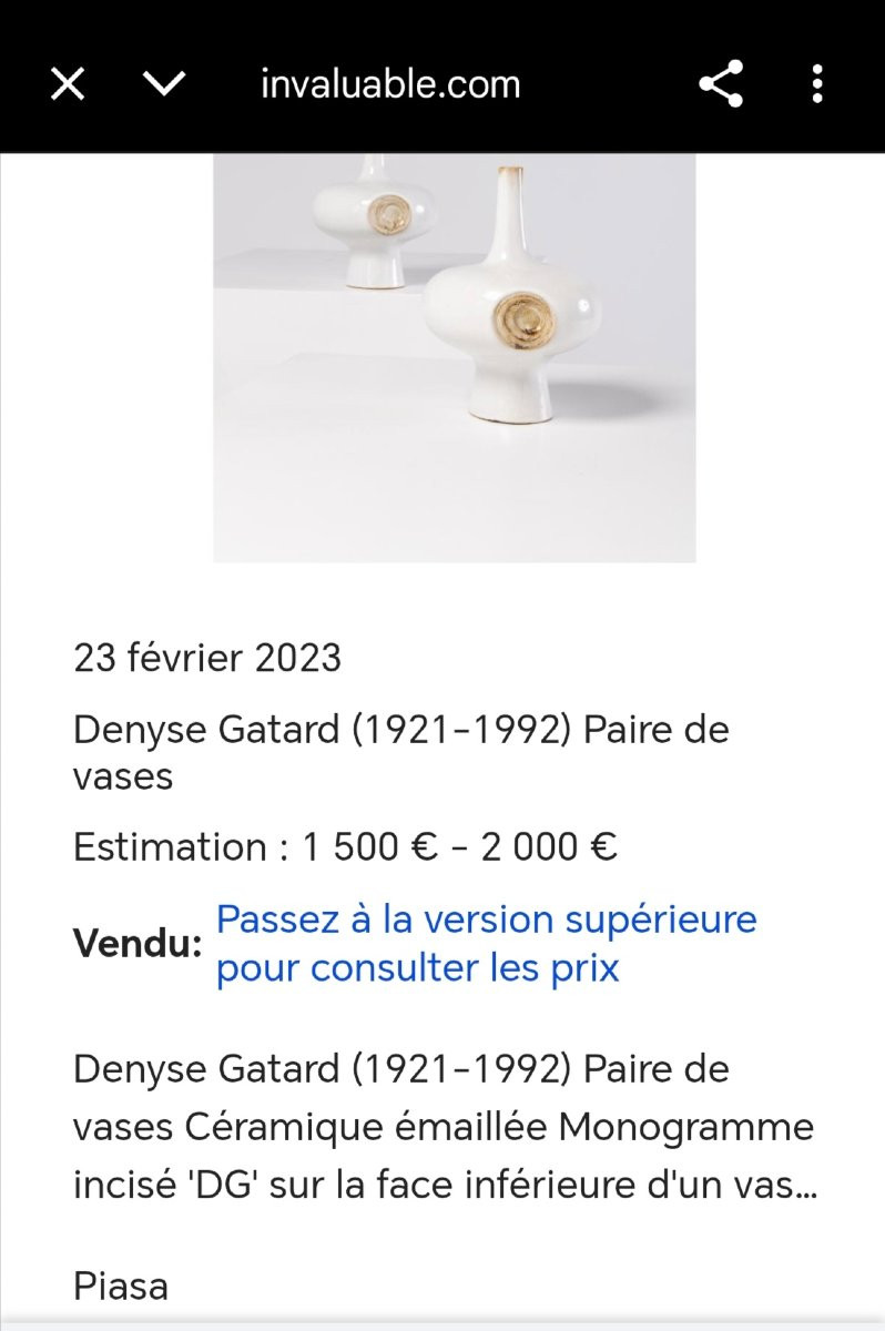 Céramique Denise Gatard (1921-1992) années -photo-2