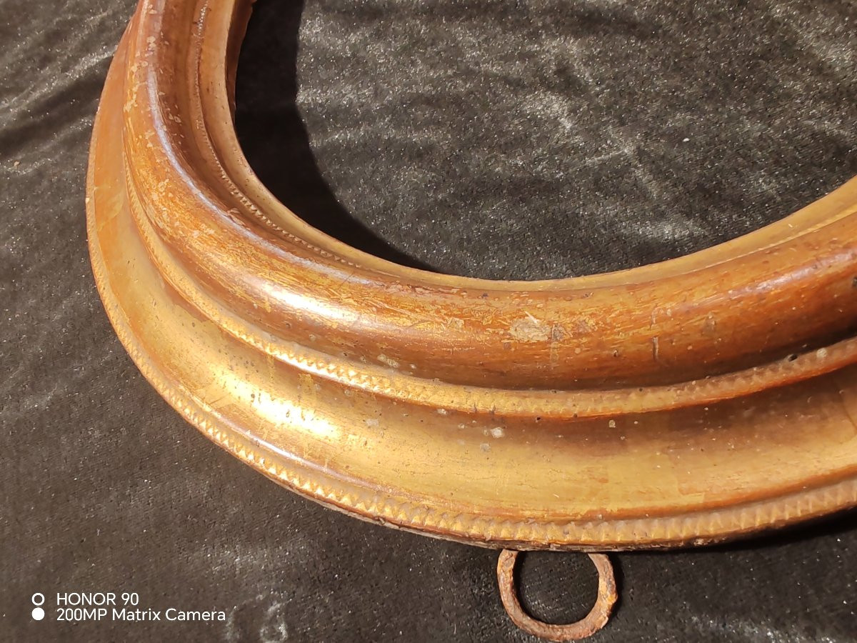 Antique Oval Frame, 18th Century-photo-3