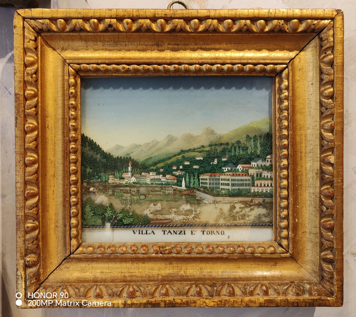 Diorama, Landscape Of Lake Como In The Late 18th Century 