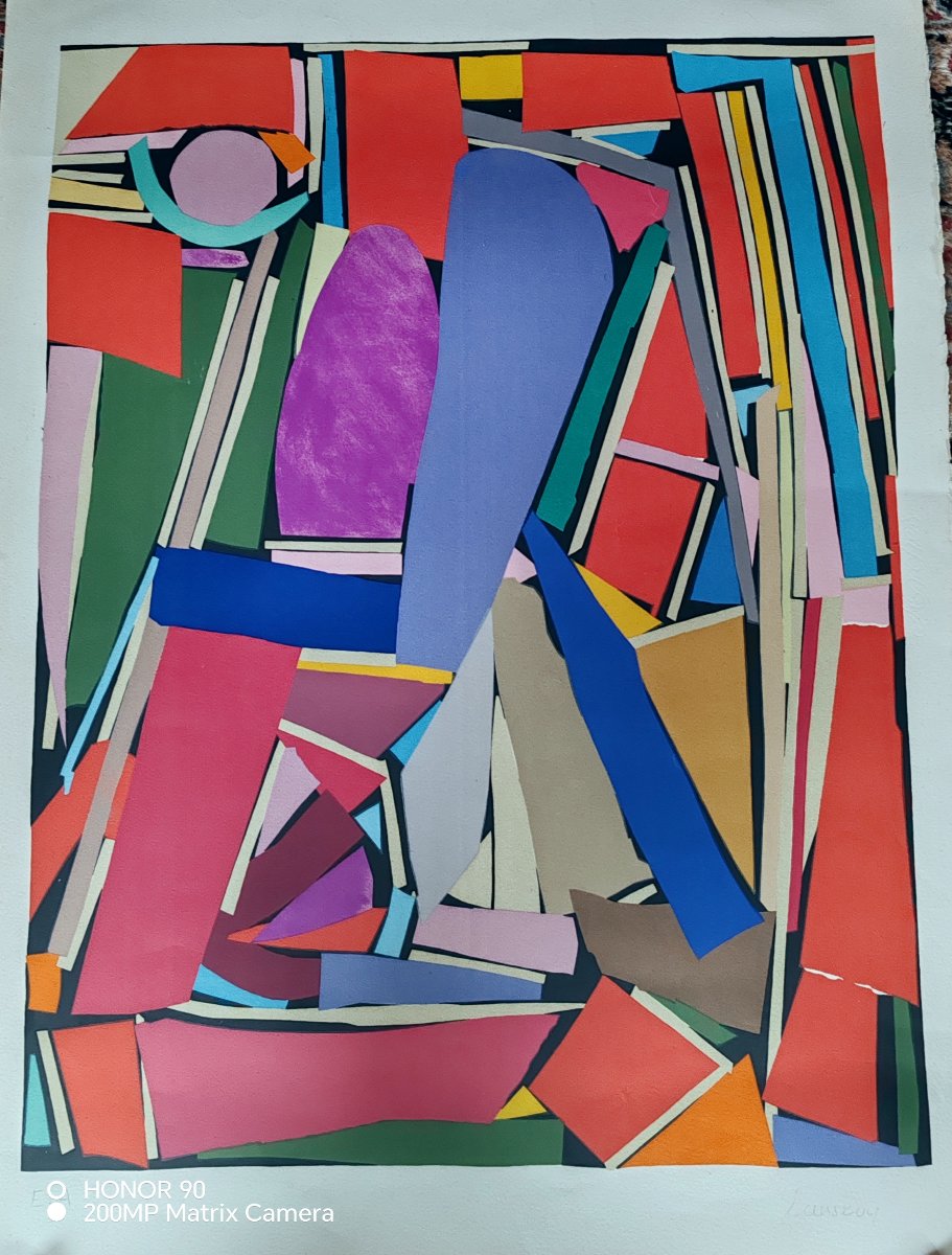 André lanskoy (1907 -1976) lithographie Epreuve d'Artiste 