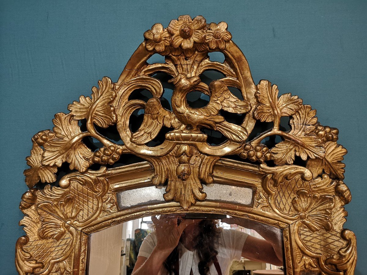 Miroir Provençal  Louis XV époque 18ème -photo-2