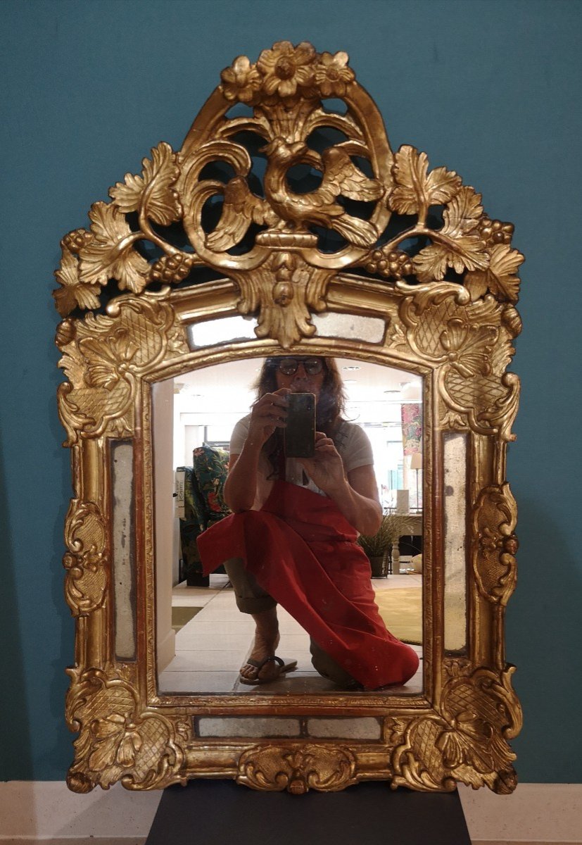 Miroir Provençal  Louis XV époque 18ème 