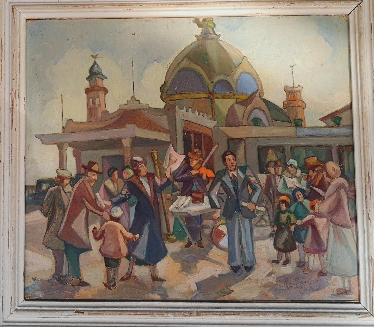 Peinture 1930, Baudot, Ancien Casino De Nice