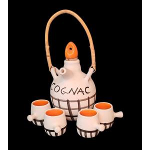 Ceramique Lili Valentin, les Archanges, Vallauris XXème 