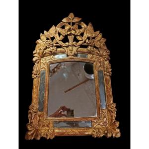 18th-century Provençal Mirror With Period Glazing Beads
