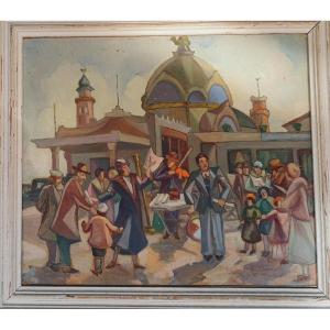 Peinture 1930, Baudot, Ancien Casino De Nice