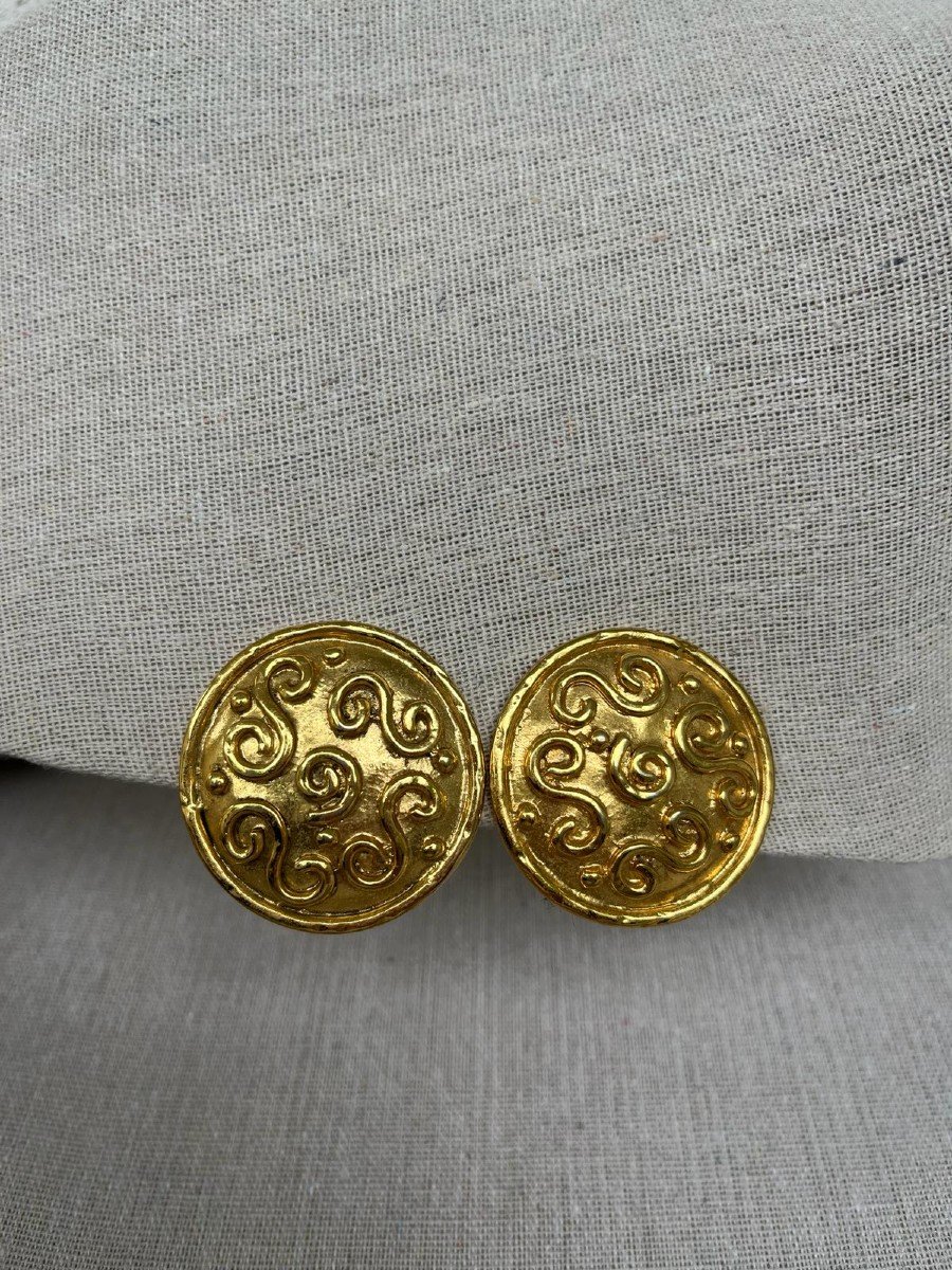 Boucles D'oreille Clips Dorées Edouard Rambaud - Occasion