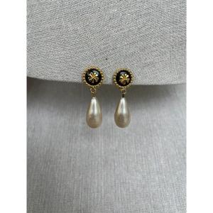 Chanel Clover Earrings 