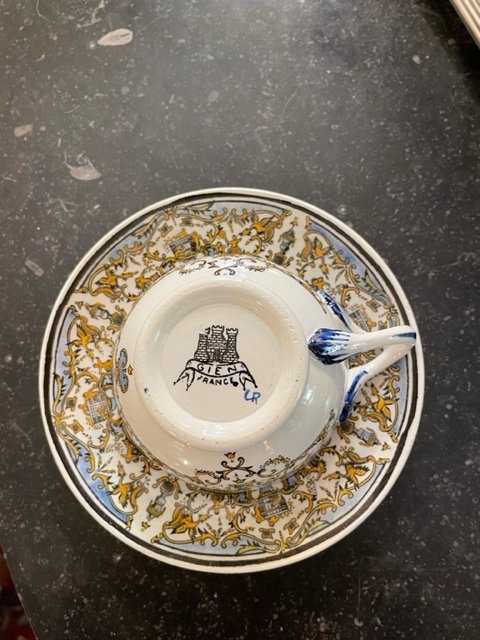 Gien Earthenware Tea Set-photo-2
