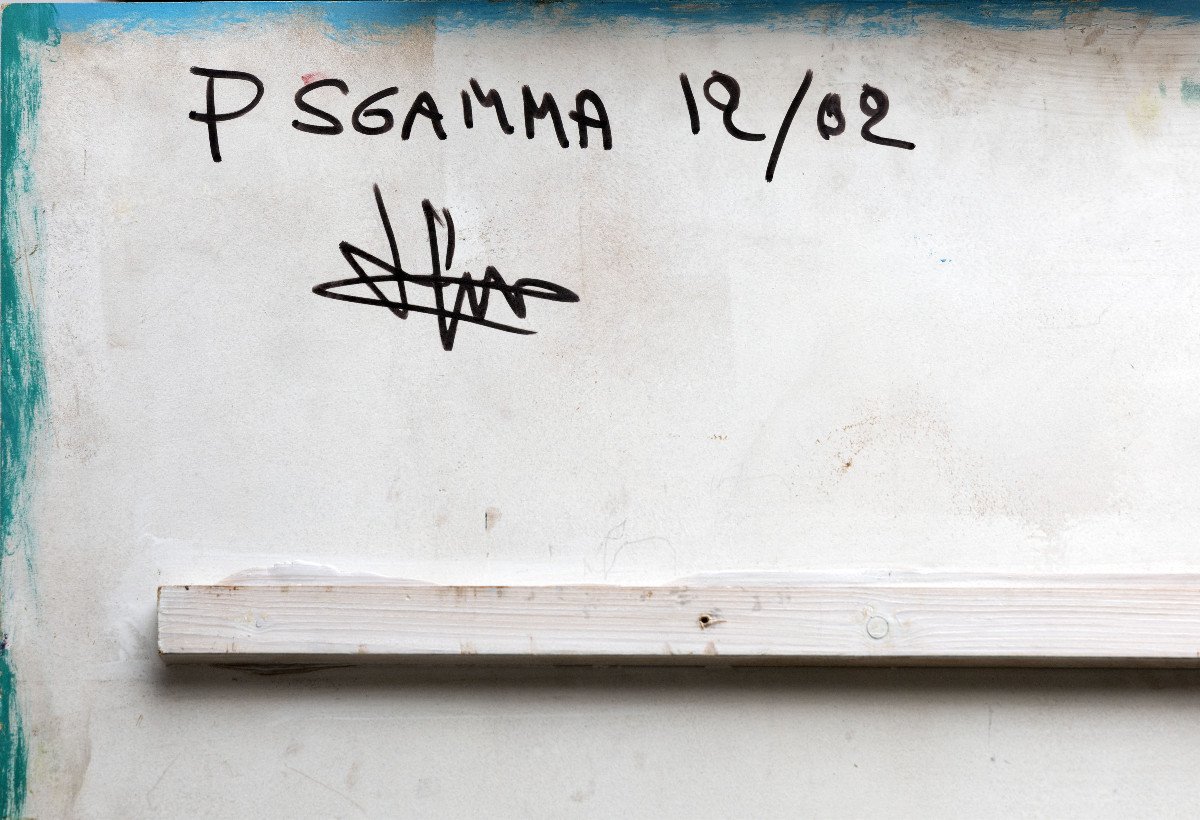 Contemporary Art – Sgamma Pierre – Les Piments – Acrylic On Panel – Signed-photo-4