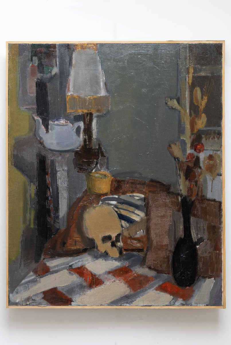 Michel Bertrand – Vanité – Huile Sur Toile – Vers 1965-photo-7