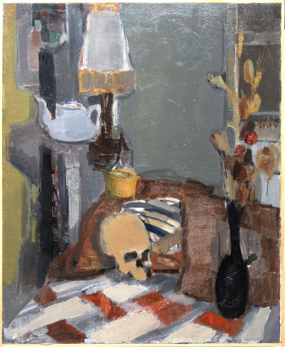 Michel Bertrand – Vanité – Huile Sur Toile – Vers 1965