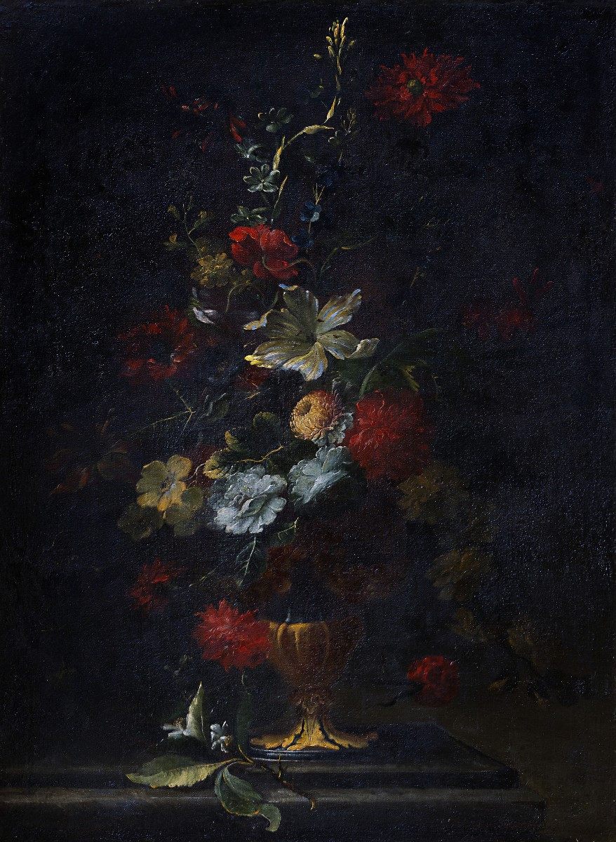 Ludovico Stern (circle Of) – Pair Of Large Still Lifes – Oils On Canvas – 18th Century-photo-4