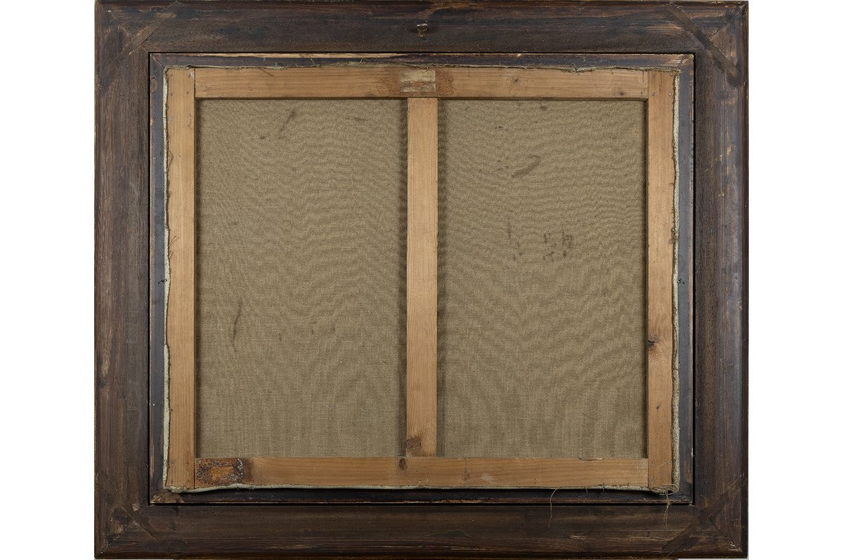 Pierre-Eugène Clairin  – Paysage animé au pont – Huile sur toile - Signé-photo-4