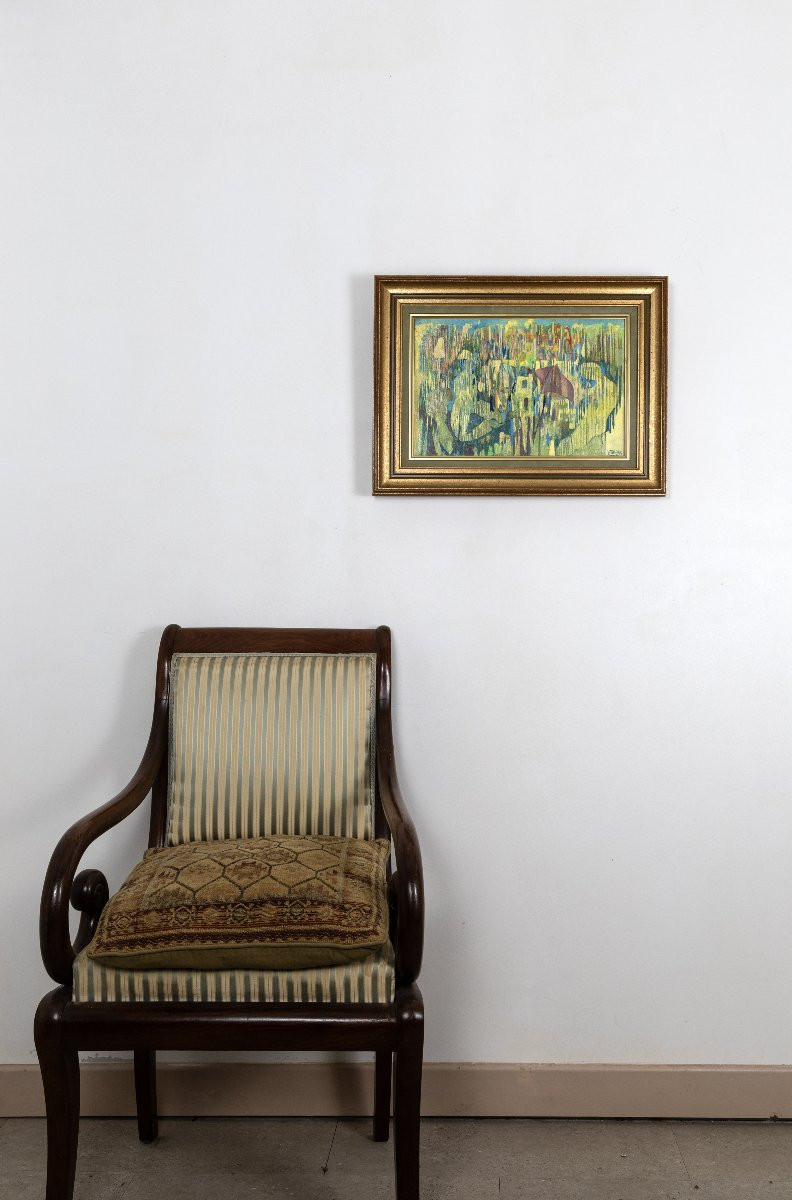 Louis Trabuc – Provençal Landscape – Oil On Canvas - Signed-photo-6