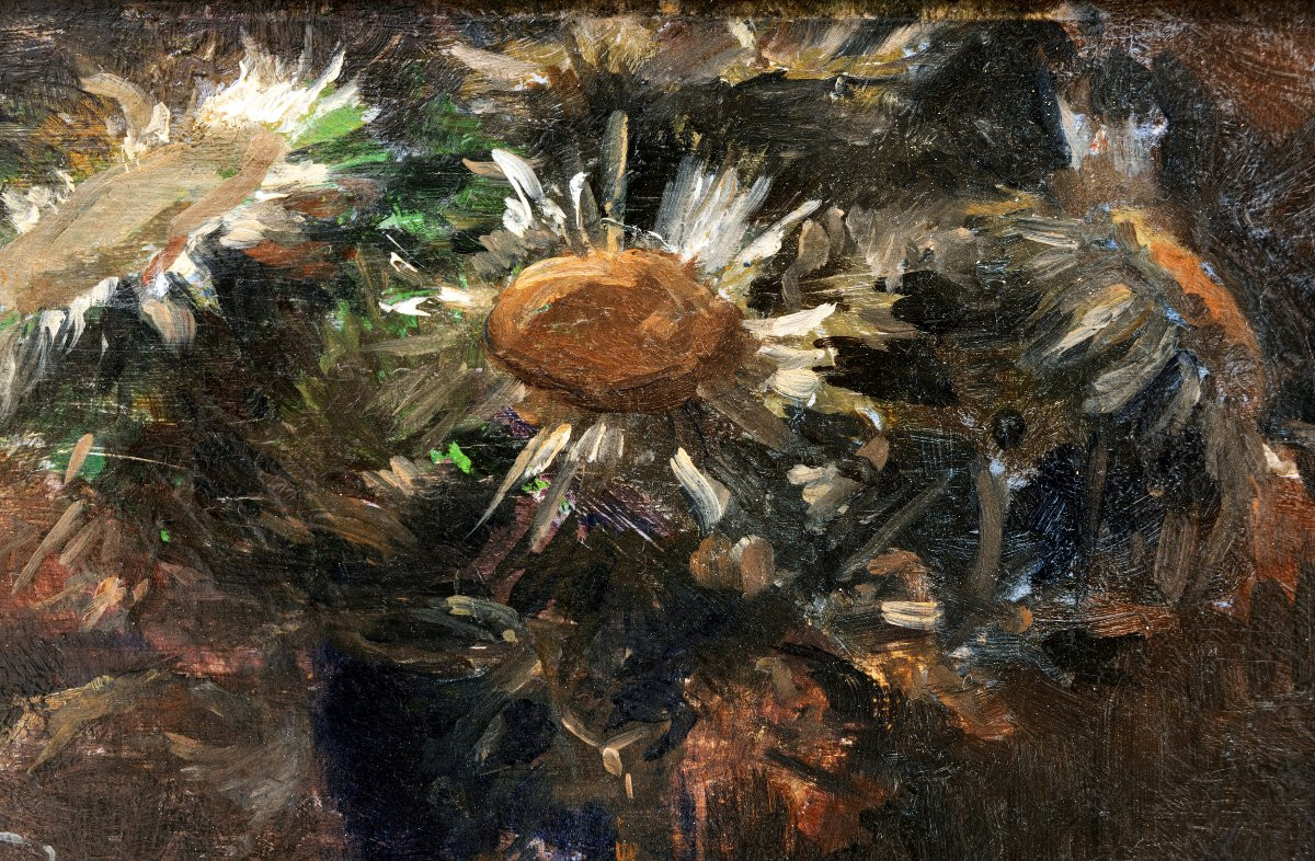 André Gouirand – Nature morte aux oranges – Huile sur panneau - Signée-photo-3