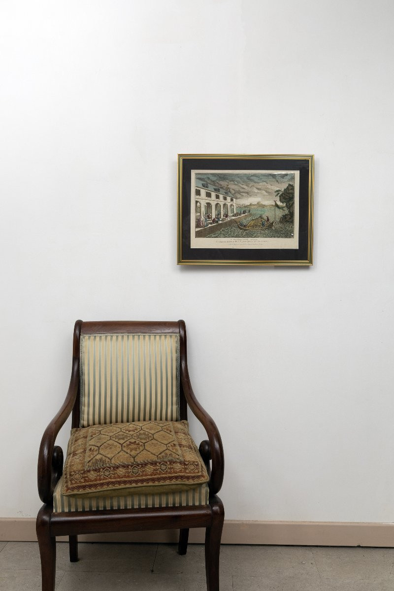Vue d’optique – Les magasins du port de Maroc -  XVIIIe s. - Graveur : Huquier-photo-6