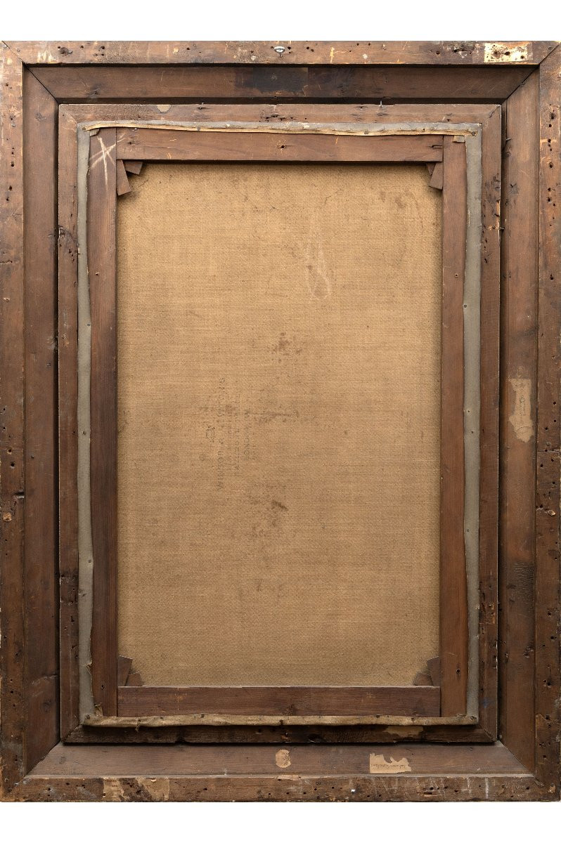 William Edwin TINDALL – Sous-bois en automne – Huile sur toile – Signée-photo-4