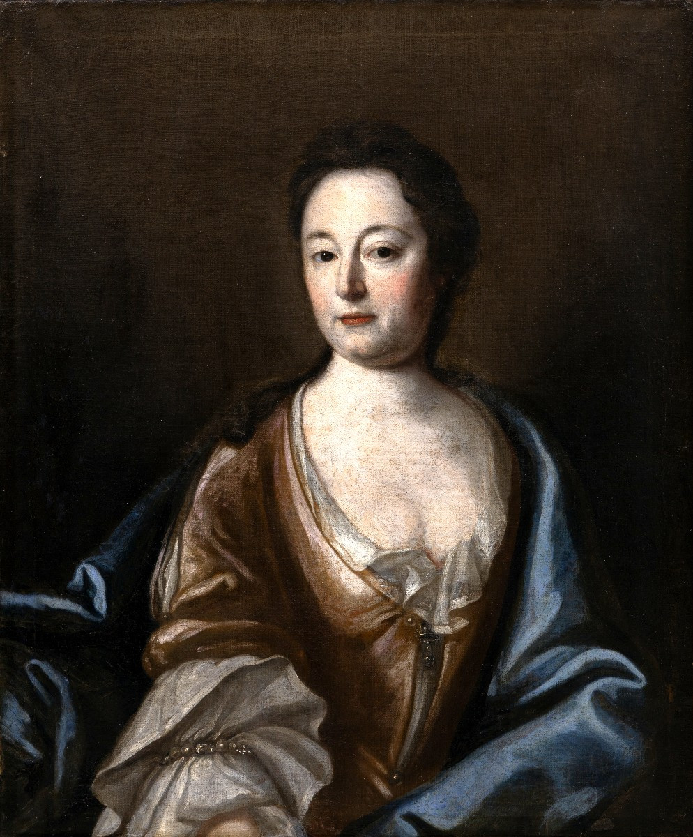 Suiveur de Pierre GOBERT – Portrait d’une dame de qualité – Huile sur toile - XVIIIe 