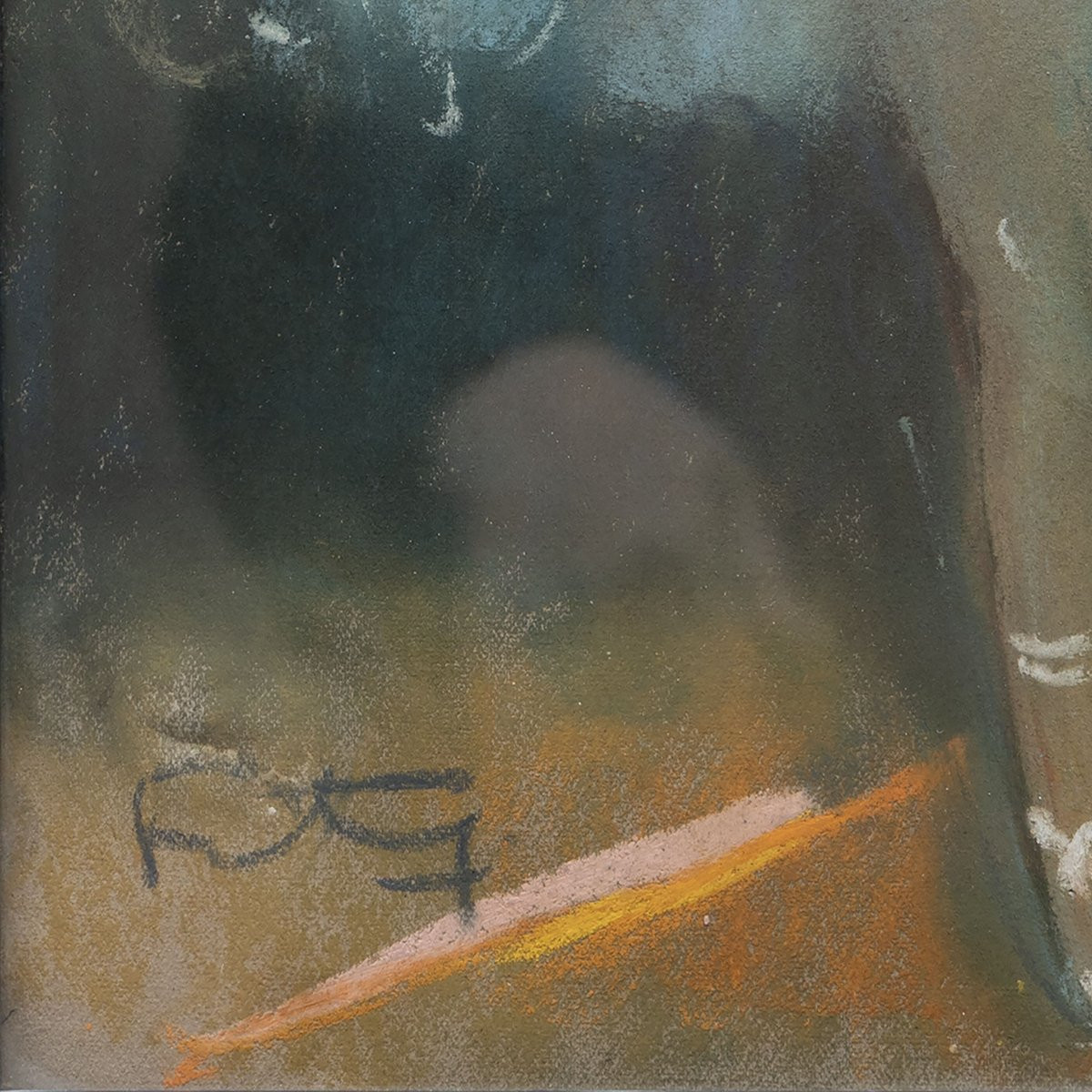 Louis Fortuney - Ballerina In Motion - Pastel On Paper - Signed -photo-3