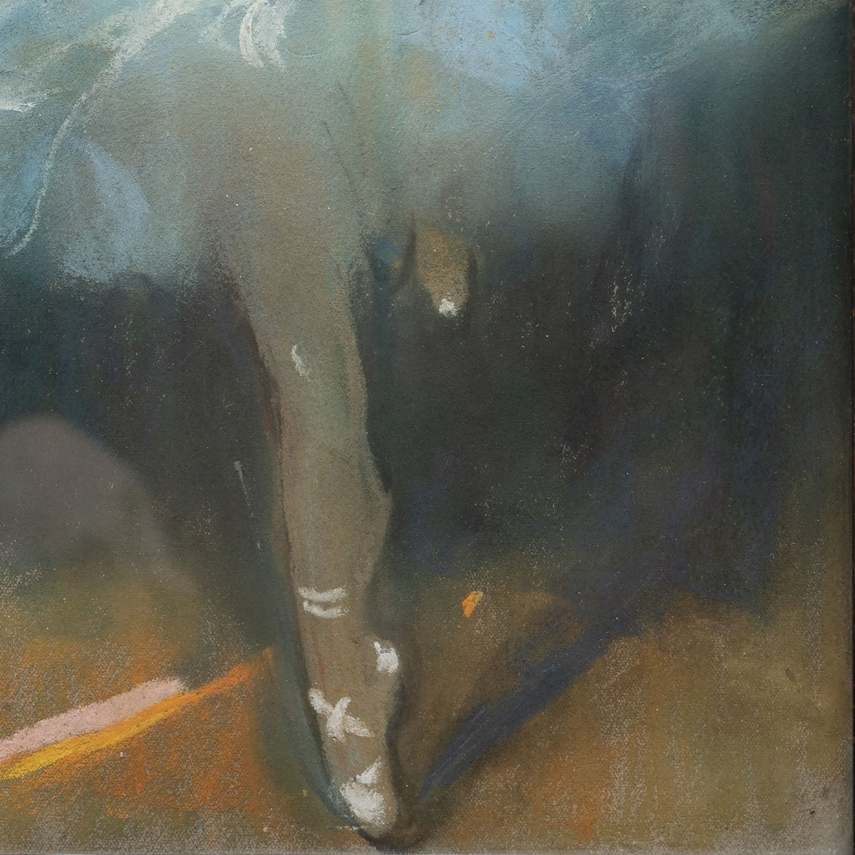 Louis Fortuney - Ballerina In Motion - Pastel On Paper - Signed -photo-2