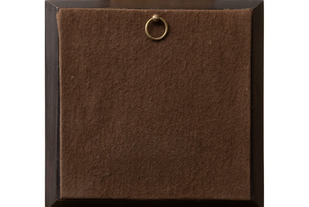 Paire de miniatures – Compositions florales – Monogrammées-photo-4