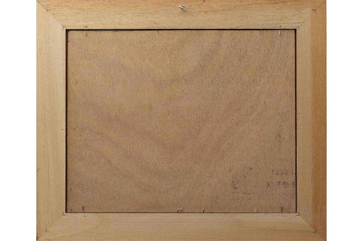 François Frenay - Boats In The Port – Gouache - Signed -photo-4