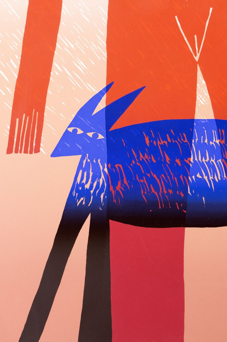 Joël Cazaux – Love Bursts Your Eyes – Serigraph – Signed-photo-3