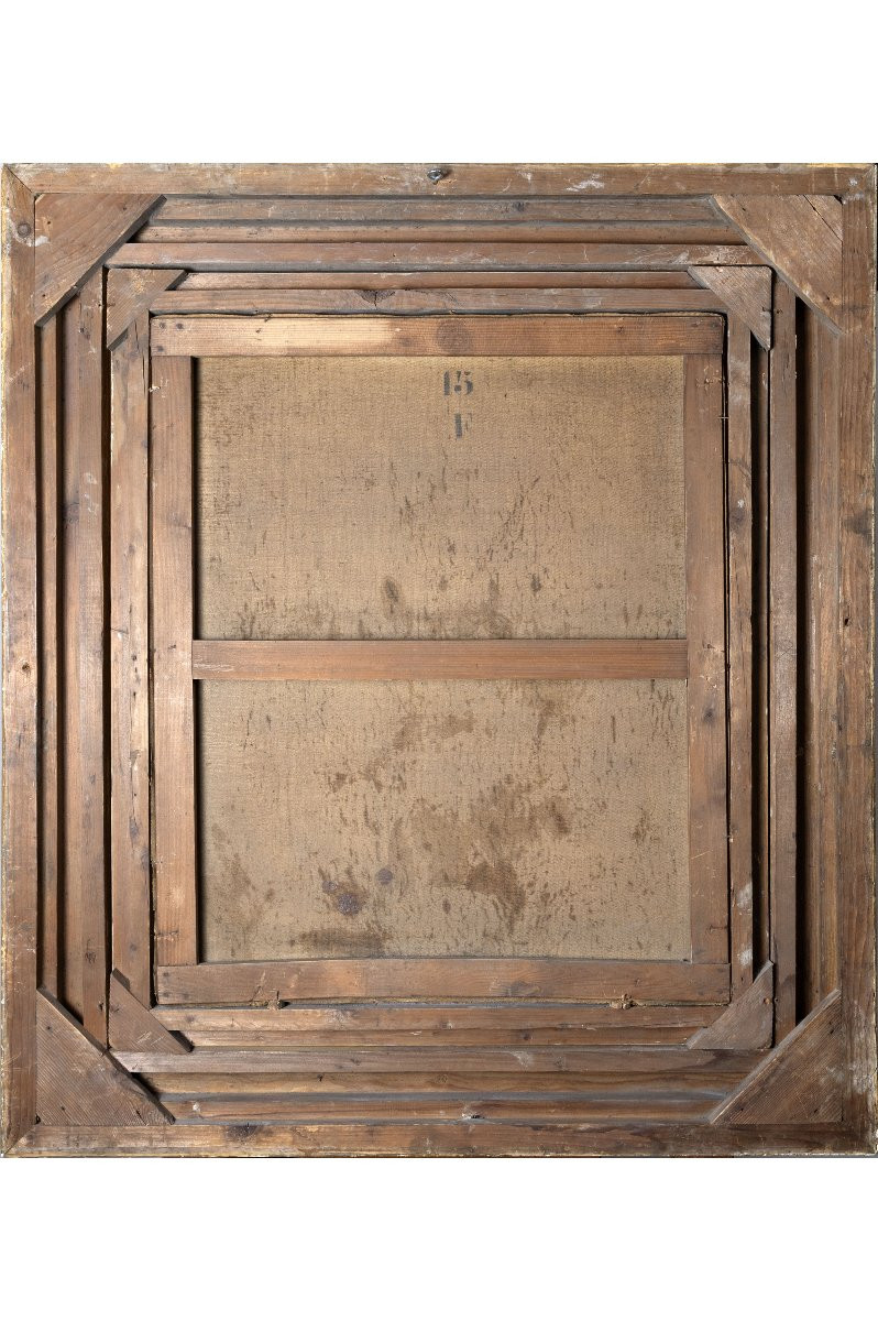 A. CONSTANTIN – Portrait de femme au boa de plumes – Huile sur toile – Signée - Fin XIXe-photo-4