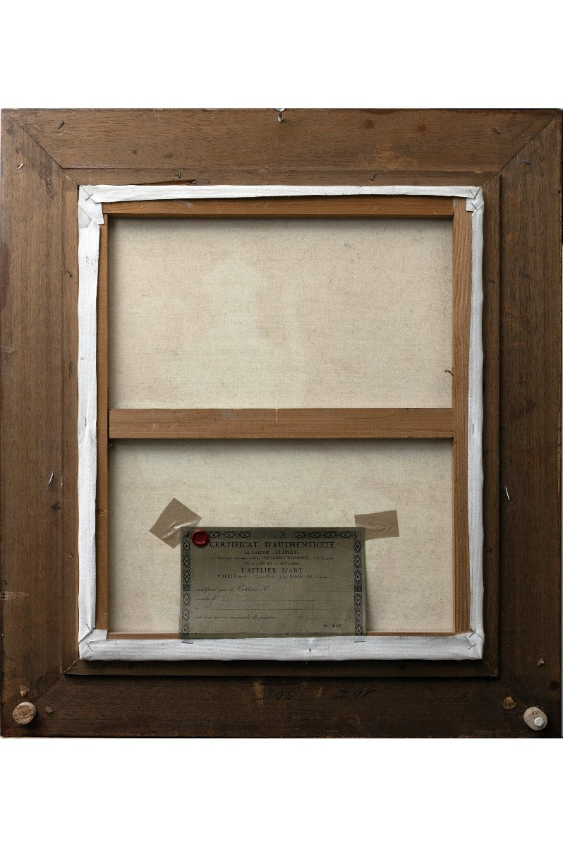 Jean GRIMAL – Composition aux fruits, au tapis et à l'aiguière – Huile sur toile – Signée - XXe-photo-4