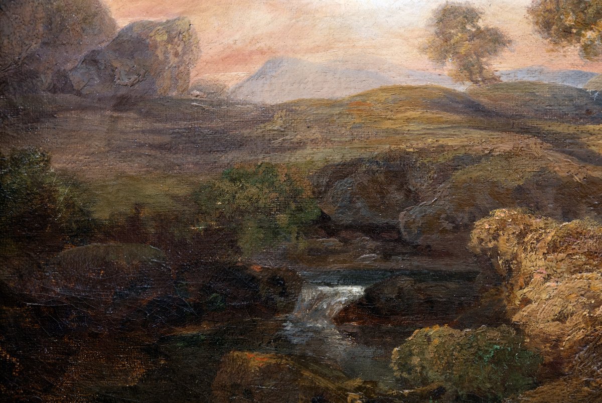 French Or Italian School - The Flight Into Egypt – Oil On Canvas – Late 18th Century-photo-3
