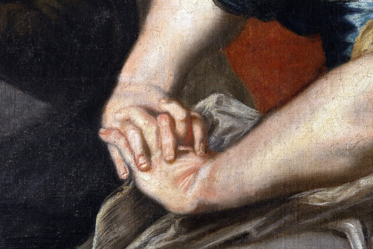 Atelier de Pierre Paul RUBENS – Marie-Madeleine renonçant aux richesses – Huile sur toile-photo-4