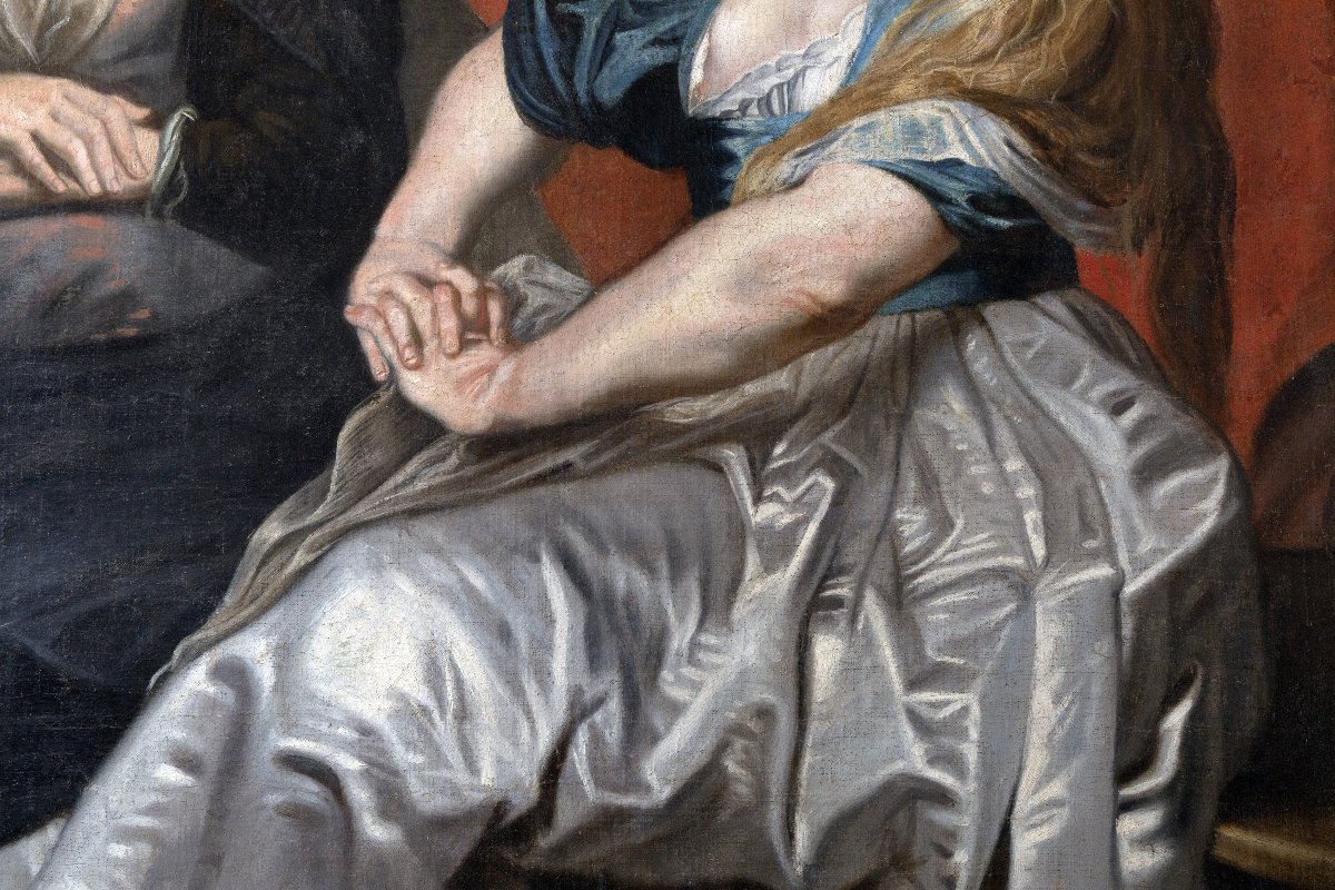 Atelier de Pierre Paul RUBENS – Marie-Madeleine renonçant aux richesses – Huile sur toile-photo-7
