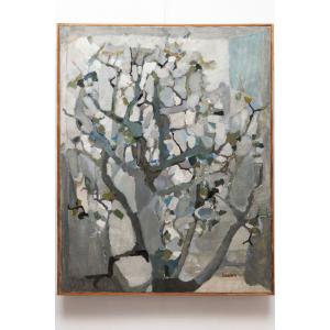 Franchto – The Pear Tree – Oil On Canvas – Signed And Dated 1972