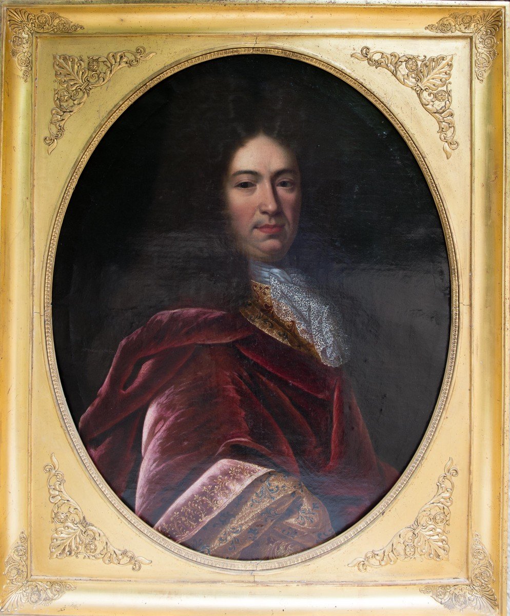 Portrait Of An Aristocrat From The Louis XIV Period-photo-2