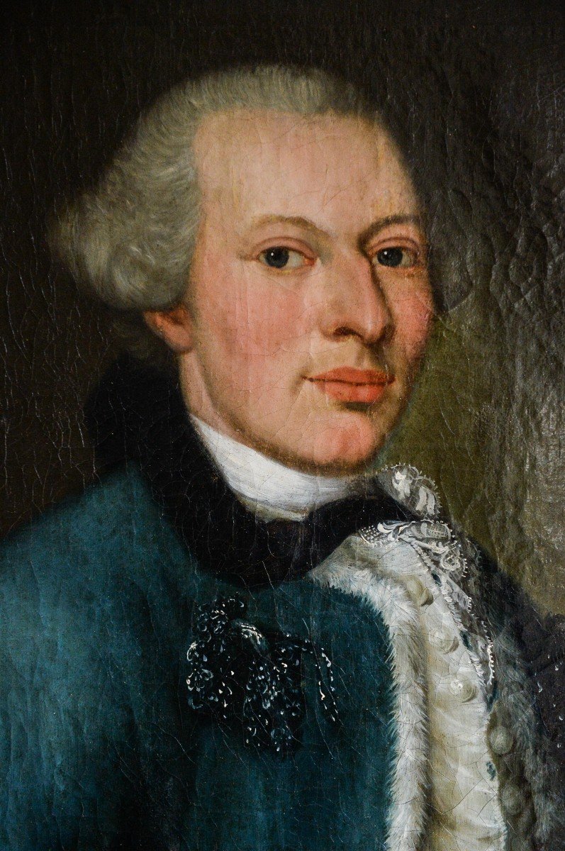 Portrait Of An Aristocrat From The Louis XV Period-photo-2
