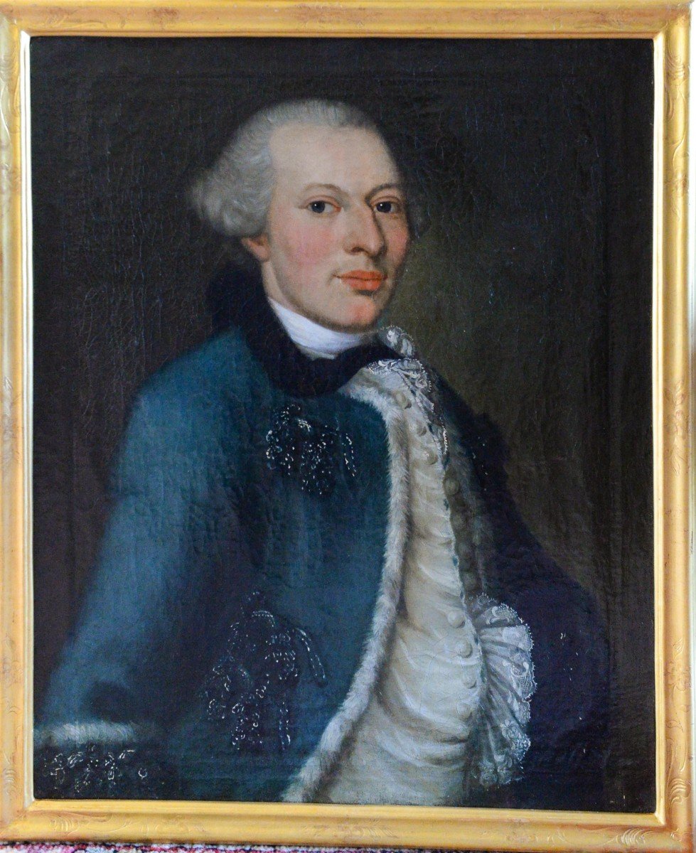 Portrait Of An Aristocrat From The Louis XV Period-photo-4