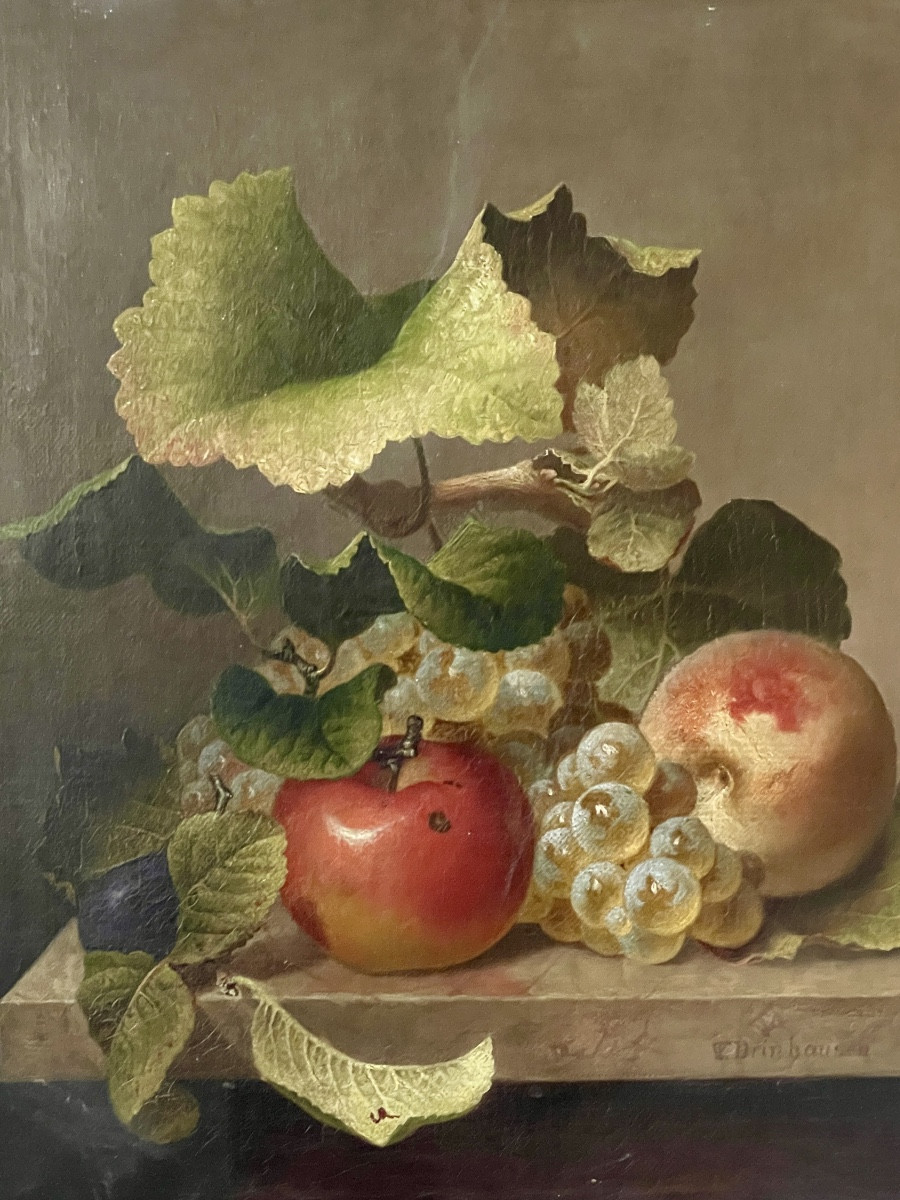Still Life By Wilhelm Drinhausen (1821-1875)